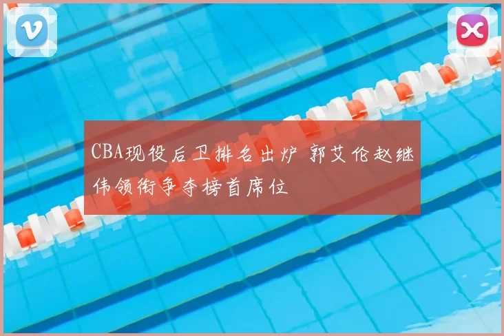 CBA现役后卫排名出炉 郭艾伦赵继伟领衔争夺榜首席位